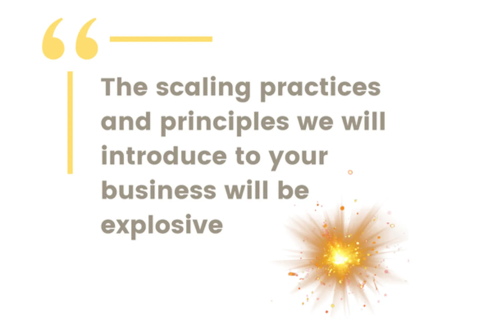 Intent achieves explosive results