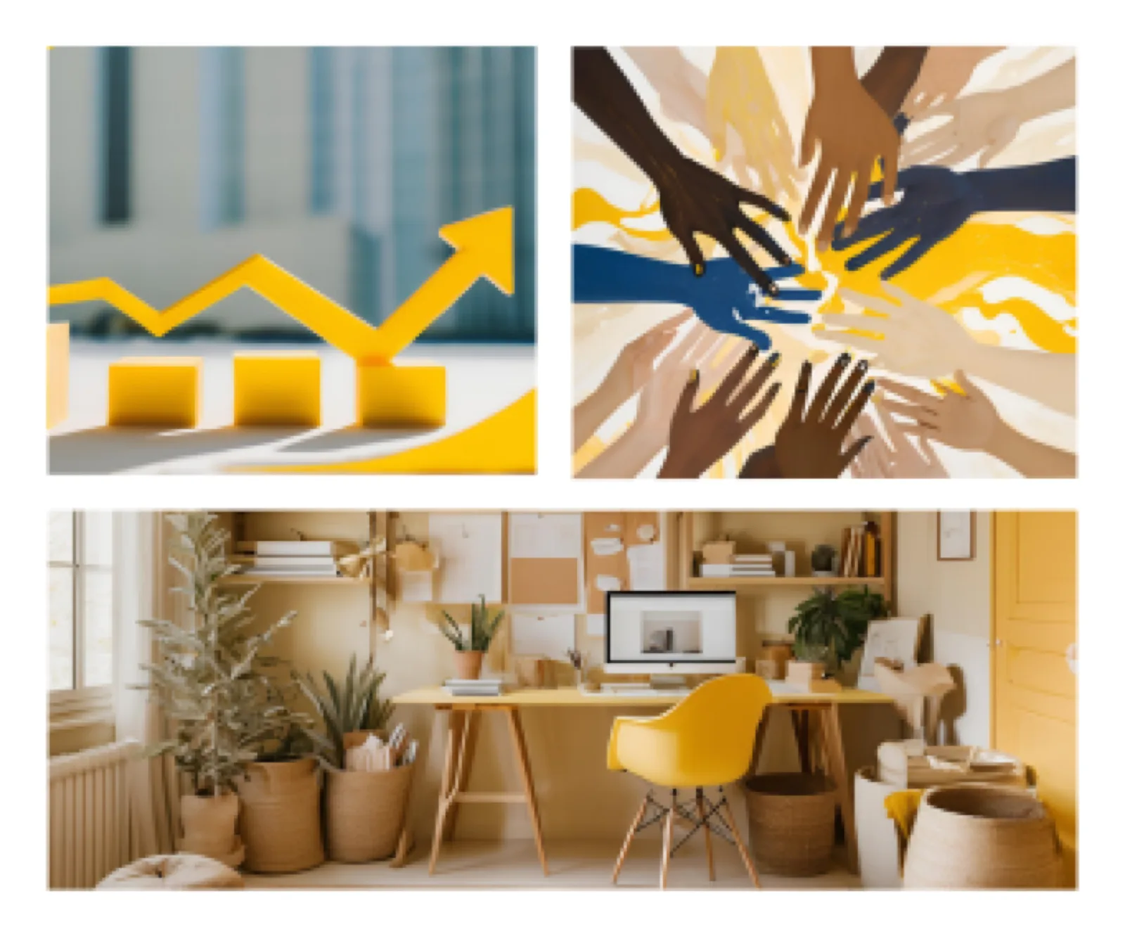 Global Teams Remote Office Business Growth