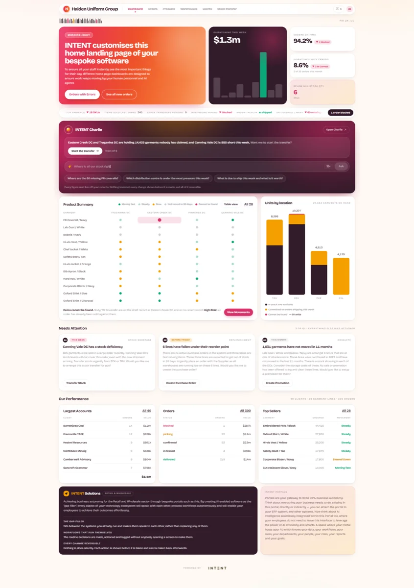 Tally retail portal